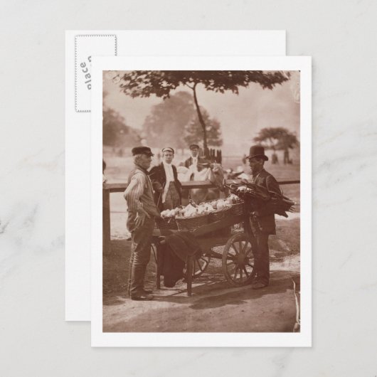 Mush Faker and Ginger Beer Maker, uit 'Street Lif' Briefkaart (Voorkant / Achterkant)