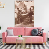 Mush Faker and Ginger Beer Maker, uit 'Street Lif' Canvas Afdruk (Insitu (Woonkamer))