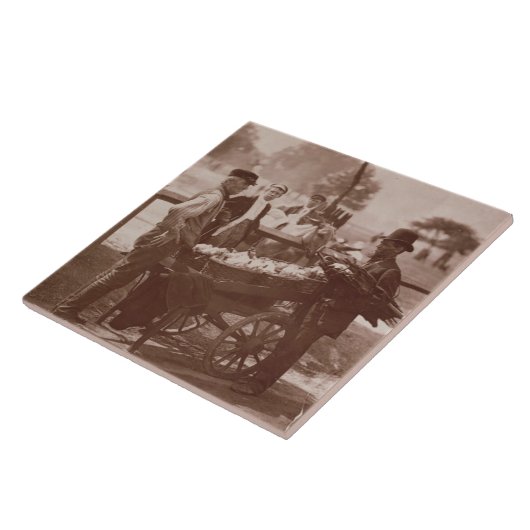 Mush Faker and Ginger Beer Maker, uit 'Street Lif' Tegeltje (Zijkant)