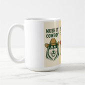 "Mush It, Cowboy", Alaskan Malamute Koffiemok (Links)