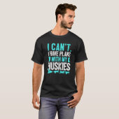 Mushing Alaska Sled Dog Racing Husky T-shirt (Voorkant volledig)