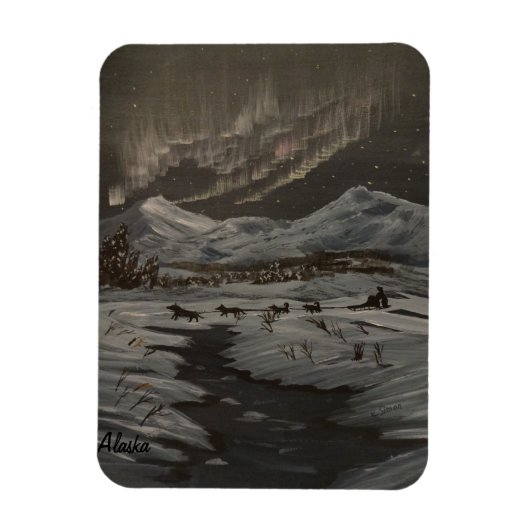 Mushing Aurora Magneet (Verticaal)