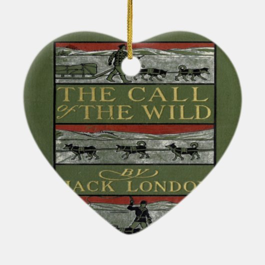 "Mushing" Keramisch Ornament (Achterkant)