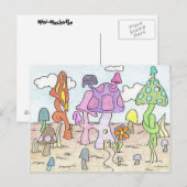 Mushoom House Fun Briefkaart (Voorkant / Achterkant)