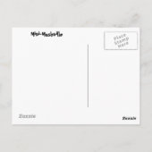 Mushoom House Fun Briefkaart (Achterkant)