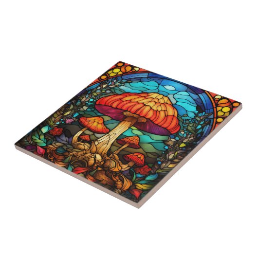 Mushroom Art Tegel Tegeltje (Zijkant)