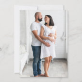 Mushroom Baby shower Bedankt Card | Gepersonalisee (Achterkant)