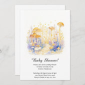 Mushroom Baby shower Invitation Kaart (Voorkant / Achterkant)