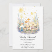 Mushroom Baby shower Invitation Kaart (Voorkant)