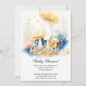 Mushroom Baby shower Invitation Kaart (Voorkant)