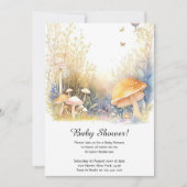 Mushroom Baby shower Invitation Kaart (Voorkant)