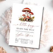 Mushroom Baby shower Uitnodiging, Herfst Baby show Kaart