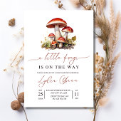 Mushroom Baby shower Uitnodiging, Herfst Baby show Kaart