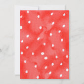 Mushroom Baby Shower uitnodigingen, Mushroom uitno Kaart (Achterkant)