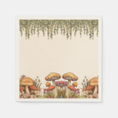 Mushroom Boho Thema Servet (Voorkant)
