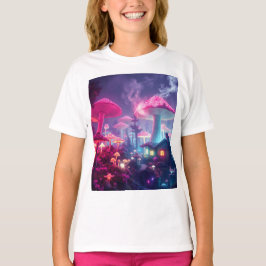 Mushroom Bungalow Neon & Space Paashaas neon T T-shirt