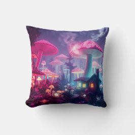 Mushroom Bungalow Neon Wallpapers, Geschenken, Kus Kussen