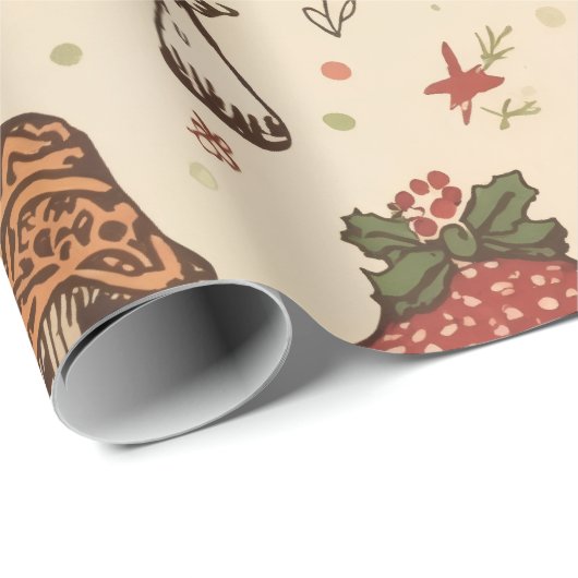 Mushroom Cadeaupapier (Rol Hoek)