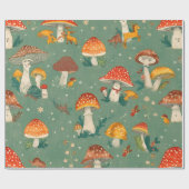 Mushroom Cadeaupapier (Vlak)