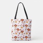 Mushroom Canvas tas Cottagecore stijl (Achterkant)