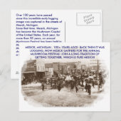 MUSHROOM CAPITAL, MESICK, MICHIGAN ~PROMO BRIEFKAA BRIEFKAART (Voorkant / Achterkant)