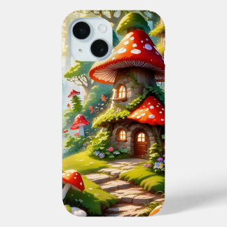 Mushroom city iPhone case