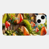 Mushroom city iPhone case (Achterkant (horizontaal))