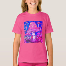 Mushroom City-Kleurrijke Rode + Gele Paddenstoelen