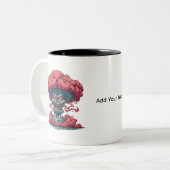 Mushroom Cloud Comic Monster Mok (Voorkant links)