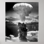 MUSHROOM CLOUD over HIROSHIMA 1945 Poster (Voorkant)