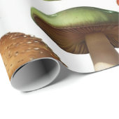 Mushroom Collectie Pattern Design Cadeaupapier (Rol Hoek)