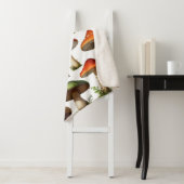 Mushroom Collectie Pattern Design Sherpa Deken (In situ)