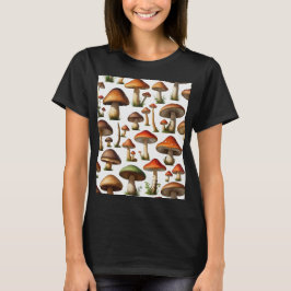 Mushroom Collectie Pattern Design T-shirt