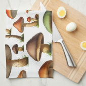 Mushroom Collectie Pattern Design Theedoek (Quarter Fold)