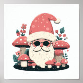 Mushroom Core Santa Poster (Voorkant)
