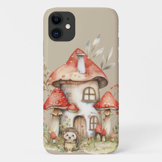 Mushroom Cottage iPhone Case (Achterkant)