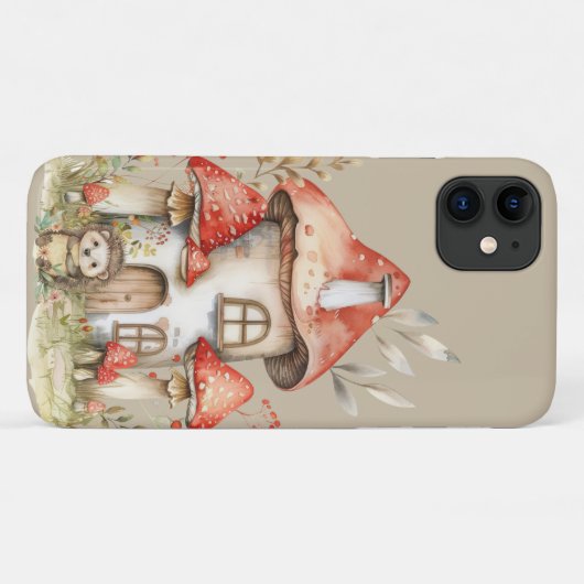 Mushroom Cottage iPhone Case (Achterkant (horizontaal))