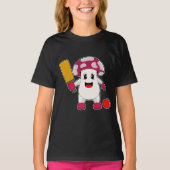 Mushroom Cricket bat T-shirt (Voorkant)