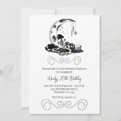 Mushroom Crystal Moon Garden Verjaardagsfeestfoto Kaart (Achterkant)