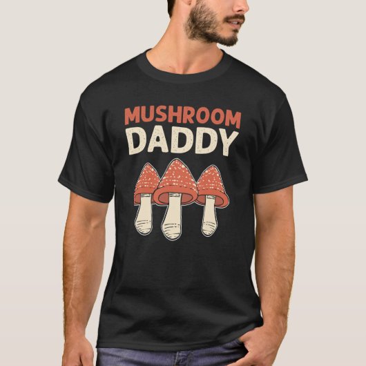 Mushroom Daddy Morel Hunter Mushroom Collecting T-shirt (Voorkant)