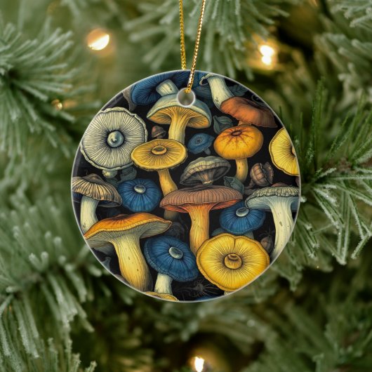 Mushroom Dreams Keramisch Ornament (Boom)