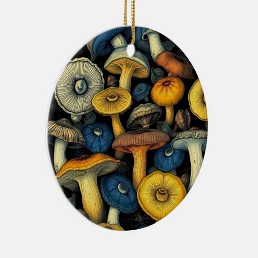 Mushroom Dreams Keramisch Ornament (Rechts)