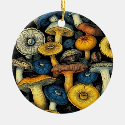 Mushroom Dreams Keramisch Ornament (Voorkant)