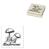 Mushroom Duo Originele Handtekening Rubberstempel (Gestempeld)