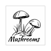 Mushroom Duo Originele Handtekening Rubberstempel (Afrduk)