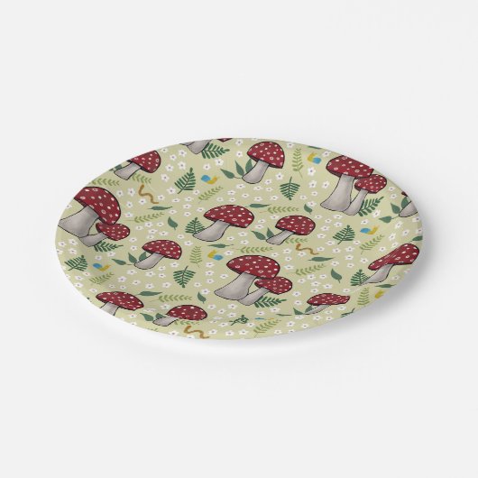Mushroom en Critters Party Bord (Gekanteld)