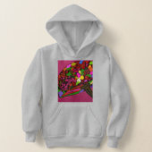 Mushroom Face Character Art Hoodie (Laagn)