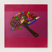 Mushroom Face Character Art Jigsaw Puzzle Legpuzzel (Verticaal)