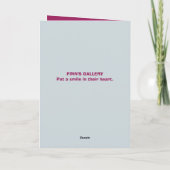 MUSHROOM FAIRY BIRTHDAY CARD BEDANKKAART (Achterkant)