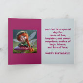 MUSHROOM FAIRY BIRTHDAY CARD BEDANKKAART (Binnen)